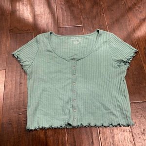 American Eagle ripped crop top